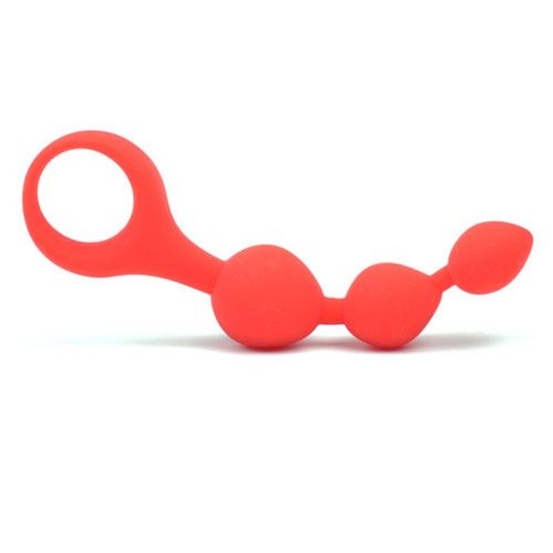 LUST - Plug Anal Curvo Con Bolas Estimulantes