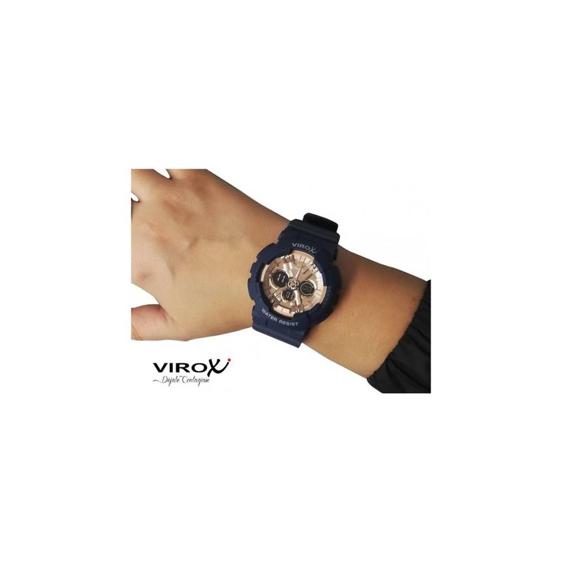 VIROX - RELOJ DEPORTIVO VIROX DAMA ANÁLOGO-DIGITAL CIRCULAR AZUL