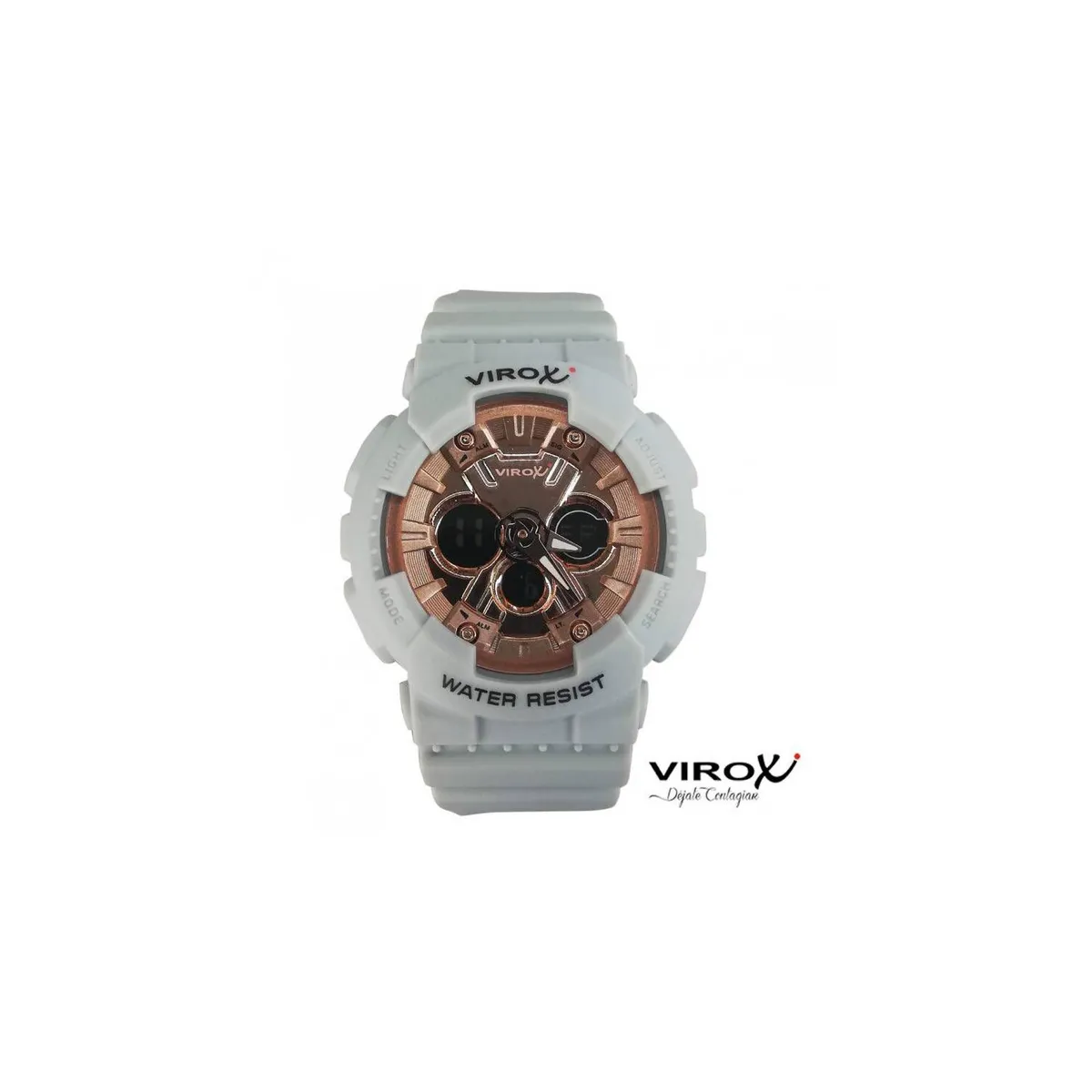 VIROX - RELOJ DEPORTIVO VIROX DAMA ANÁLOGO-DIGITAL CIRCULAR GRIS