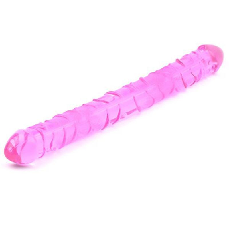 LUST - Consolador Dildo Flexible Doble Punta Silicona Jelly