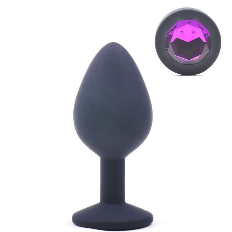 LUST - Plug Acostumbrador Anal Con Joya En Silicona Talla M