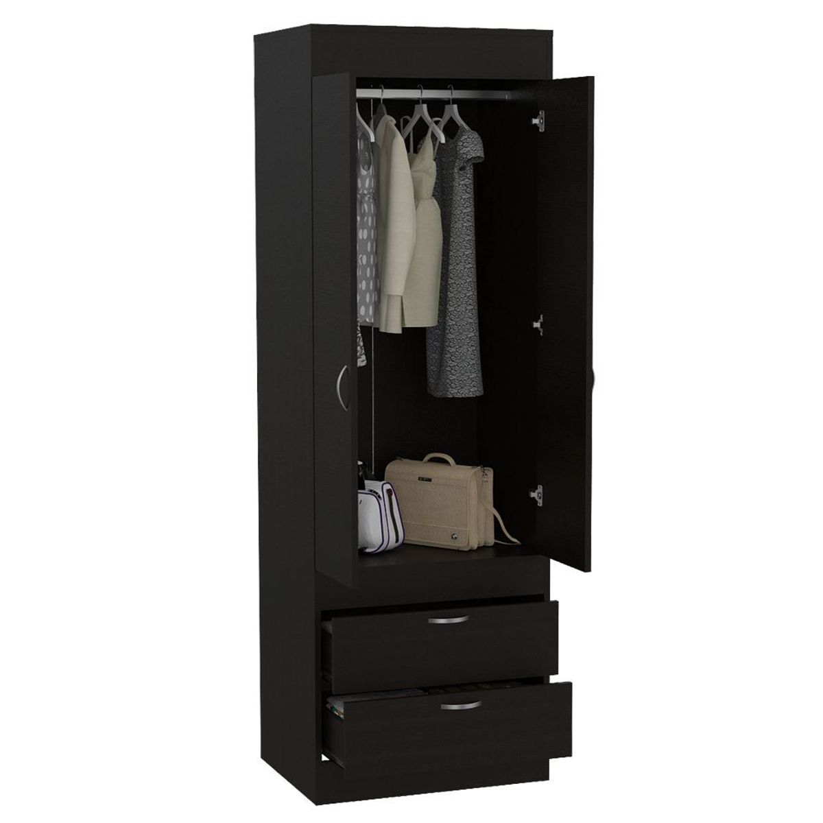 RTA DESIGN - Closet Agata Wengue con Dos Cajones