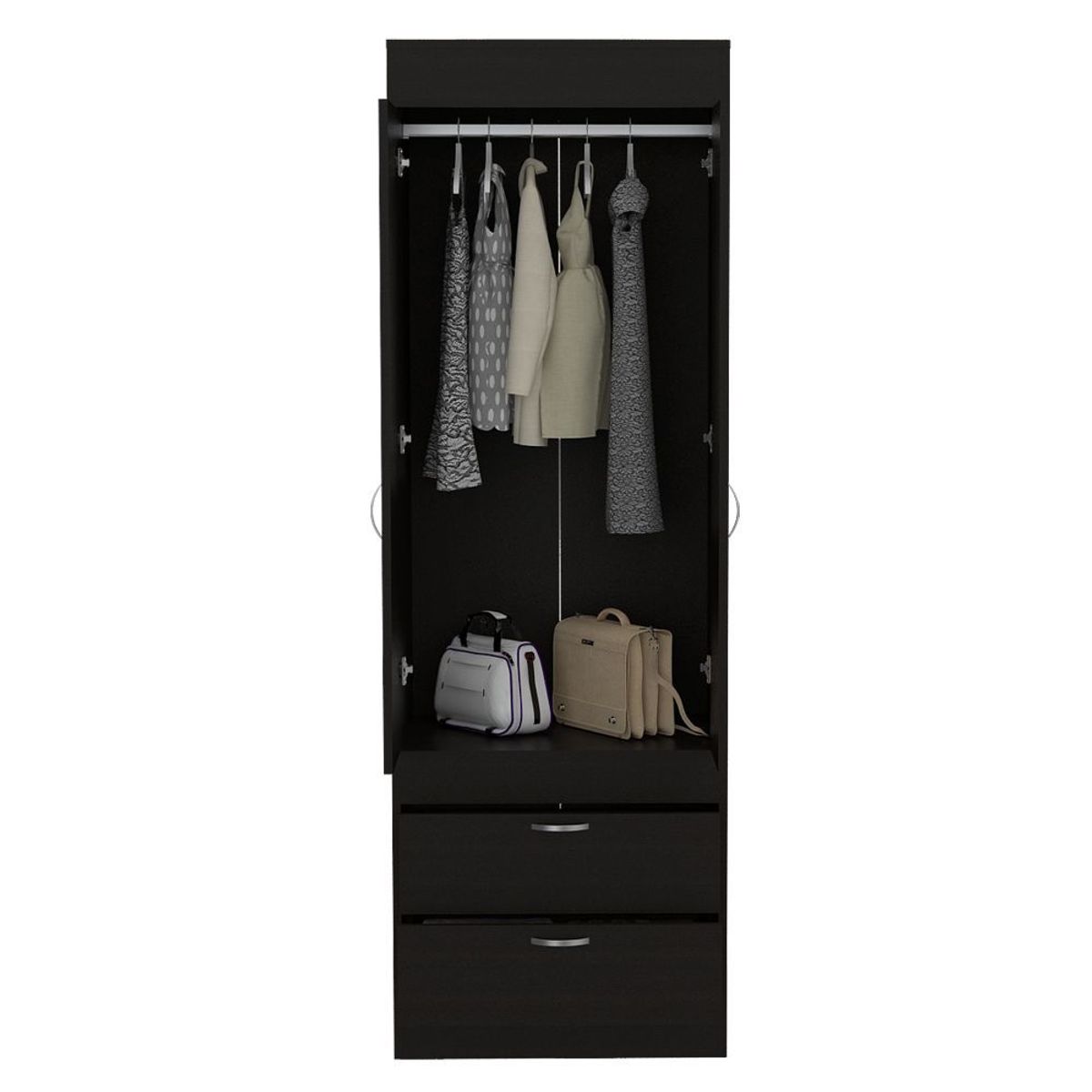 RTA DESIGN - Closet Agata Wengue con Dos Cajones