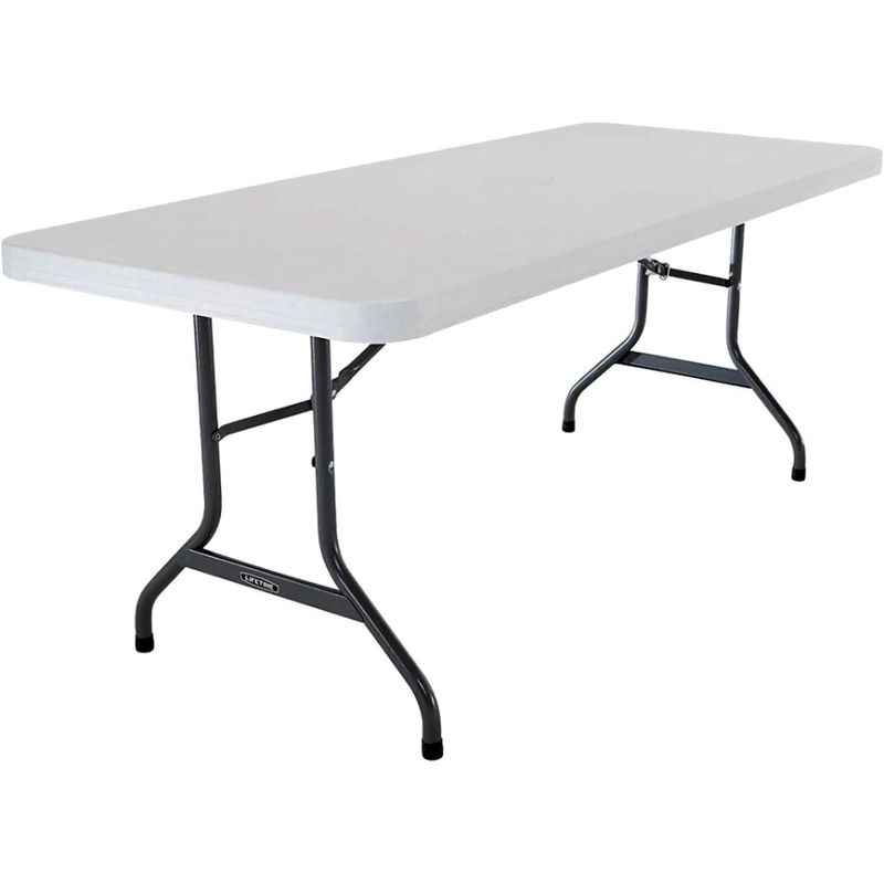 JARDIMEX - Mesa plegable 180 cm rectangular