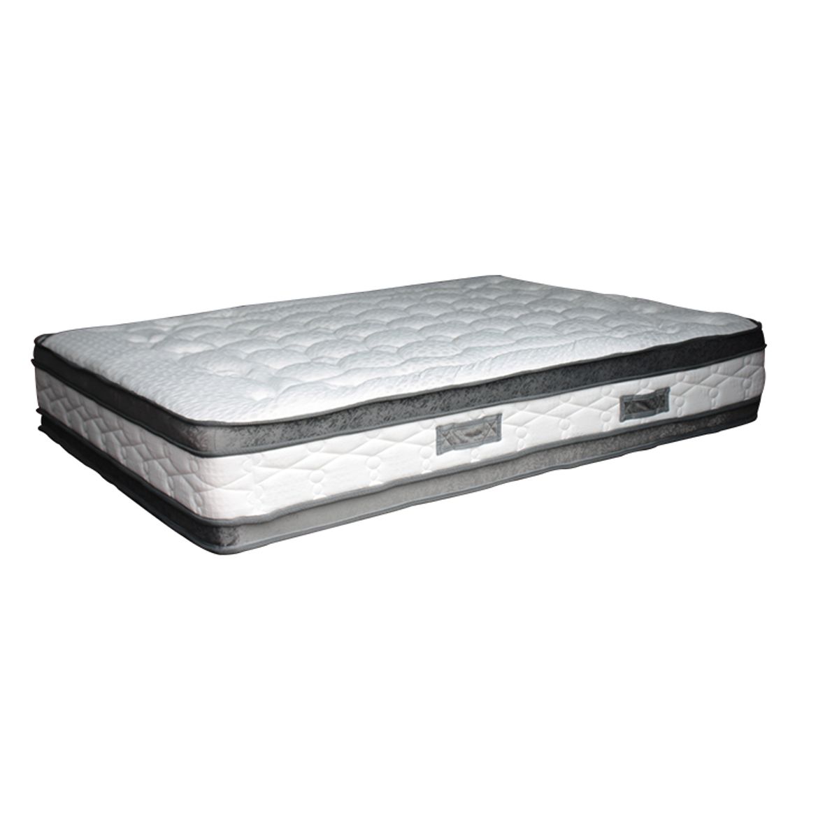 PLUMA HOME - Colchón DUBAI 140x190  Gratis  JGO Sabanas Grey + Almohadas.