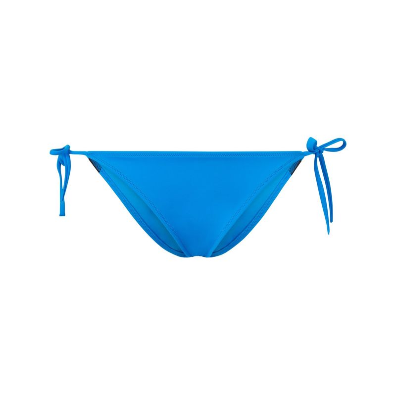 CALVIN KLEIN - Bottom Vestido de Baño Azul Cheeky String Side Tie Para Mujer Calvin Klein