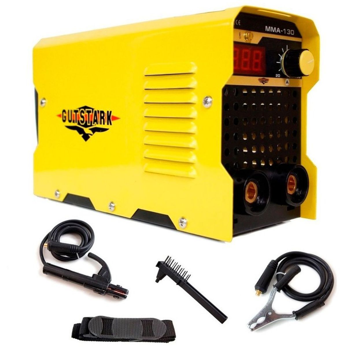 GUTSTARK - Soldadora inverter Gutstark Mkz-solmma130 color amarillo