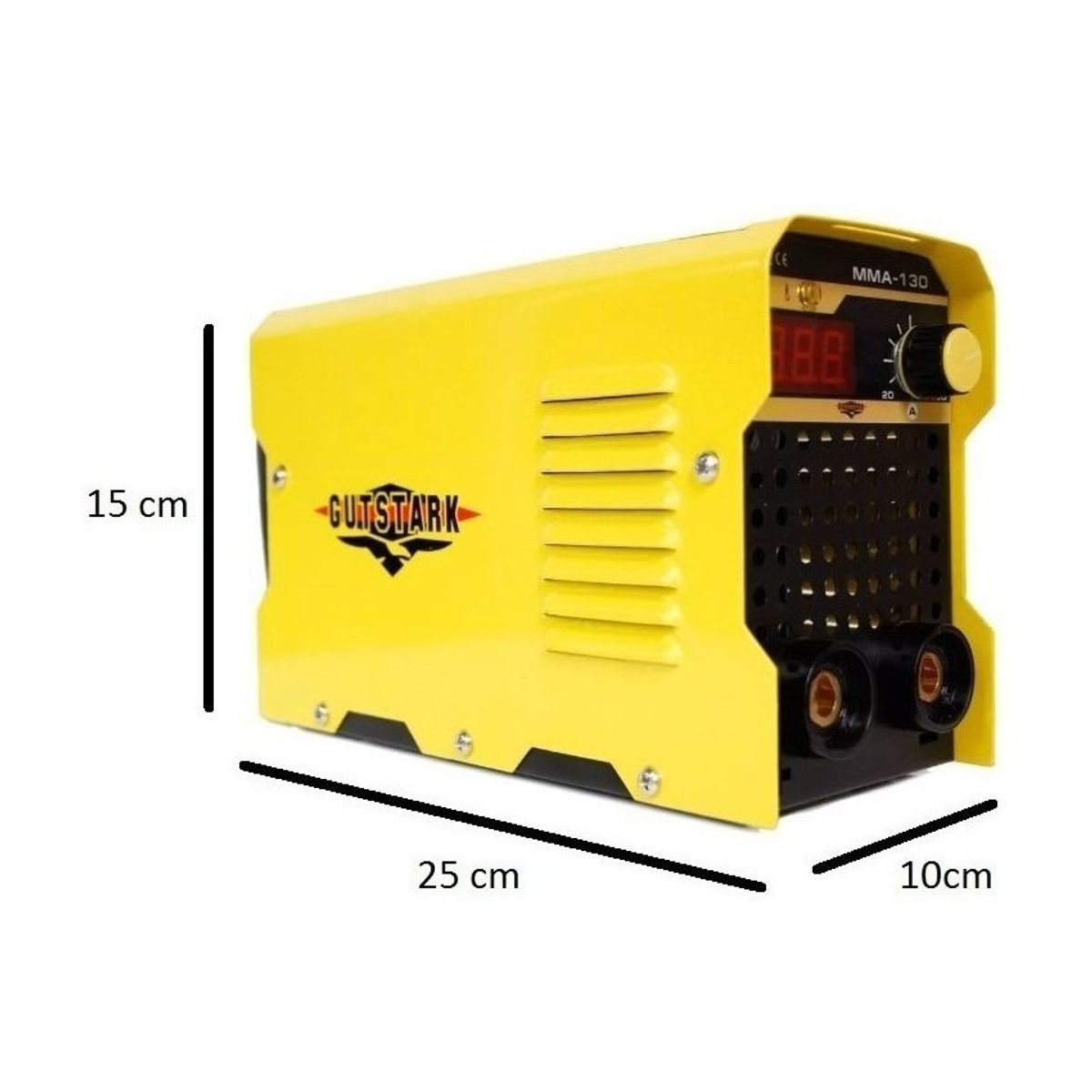 GUTSTARK - Soldadora inverter Gutstark Mkz-solmma130 color amarillo