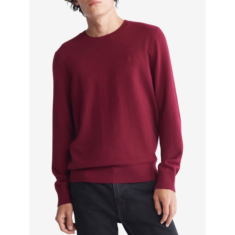 CALVIN KLEIN - Saco Manga Larga Con Logo Hombre Rojo  Hombre Rojo