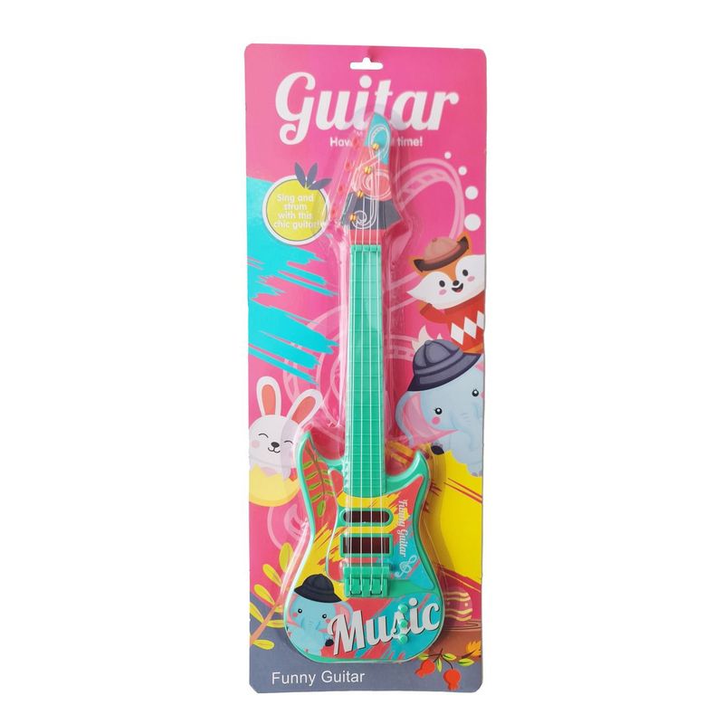 DAYOSHOP - Guitarra De Juguete Para Niñas Niños Elefante