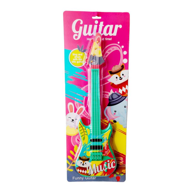 DAYOSHOP - Guitarra De Juguete Para Niñas Niños Zorrito