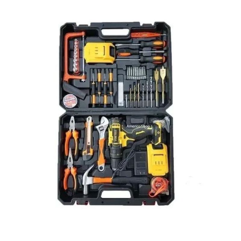 GENERICO - Taladro Inalambrico Percutor 24v 38  Kit de Herramientas PRO