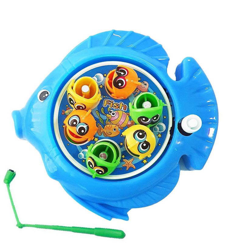 DAYOSHOP - Juego De Pesca Iman Juguete Giratorio Infantil Pez