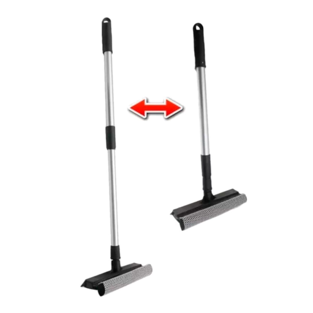 GENERICO - Limpia Vidrios 1 Metro Metálico Retráctil Ventana Aluminio