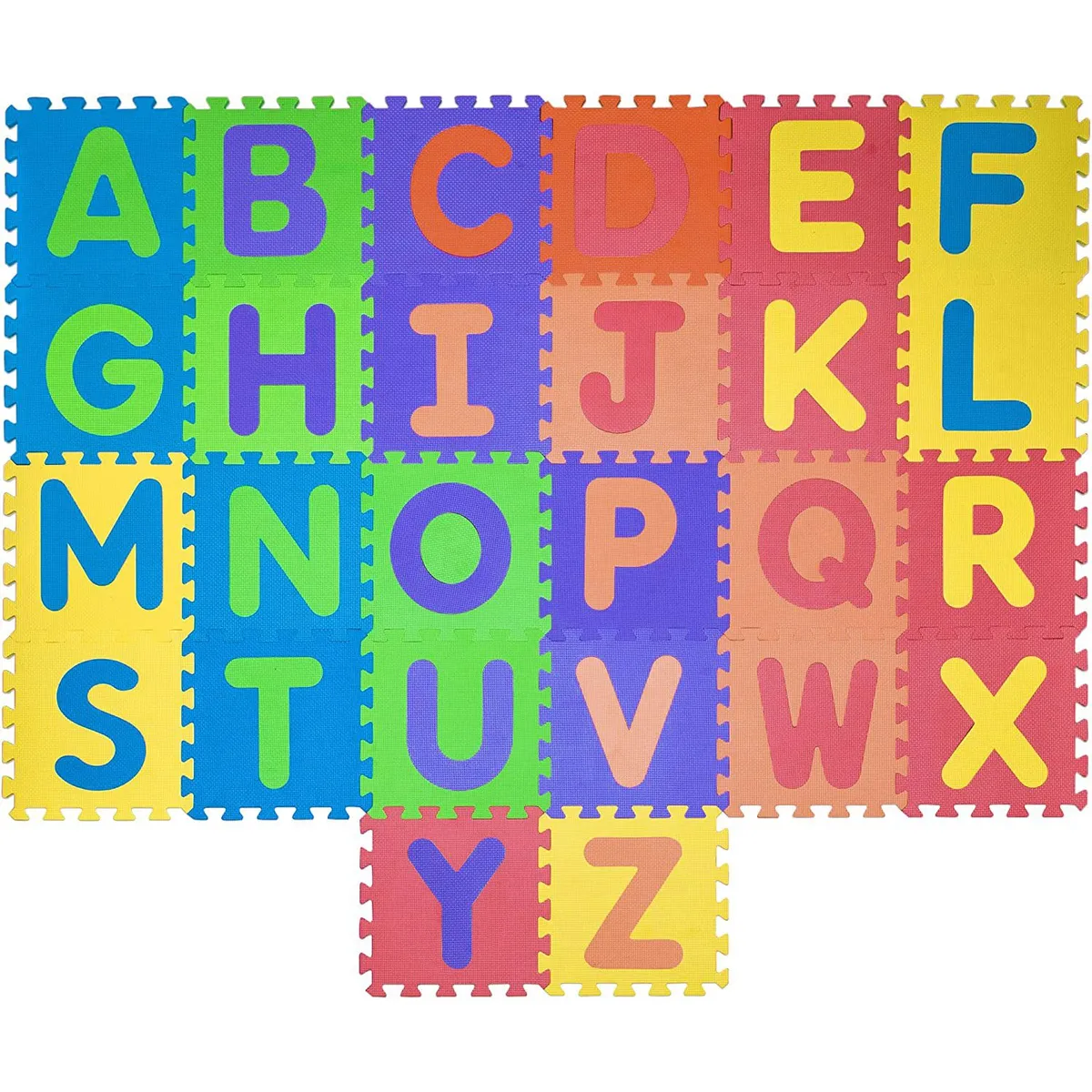 JON DI GROUP SAS - Tapete Para Bebe Fomi Plegable x 26 Pcs - Abecedario
