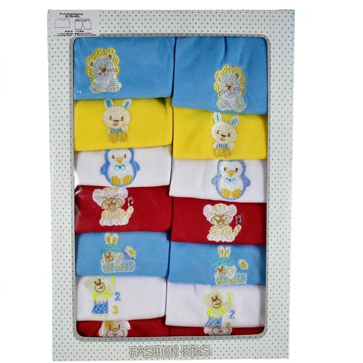 MUNDO BEBE - Semanario bebe  niño set 14 piezas para bebé.