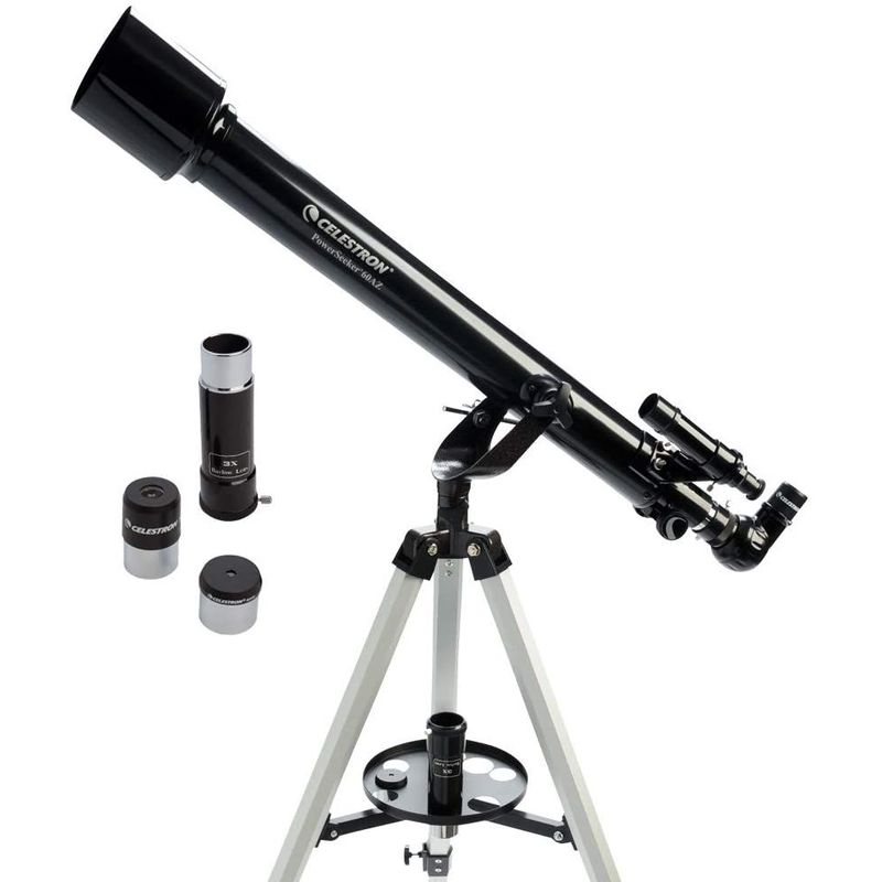 CELESTRON - Telescopio Celestron Powerseeker 60AZ 21041 D=60mm F=700mm 525X