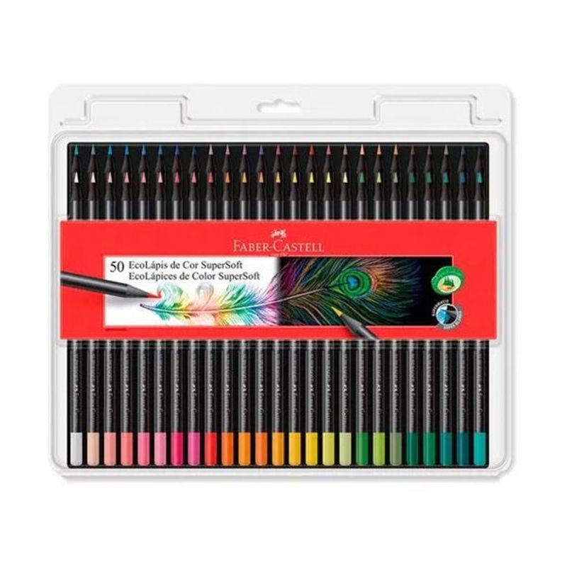 FABER-CASTELL - Colores Faber-Castell Supersoft X 50 Unidades