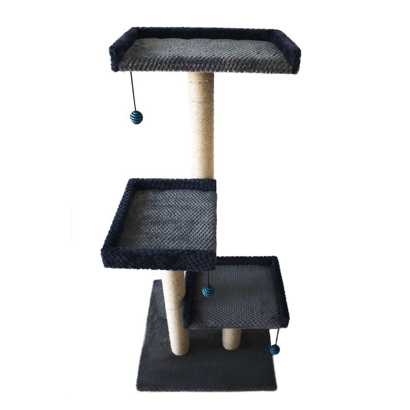 MAOS - GIMNASIO GATO 3 NIVELES NEGRO GRIS