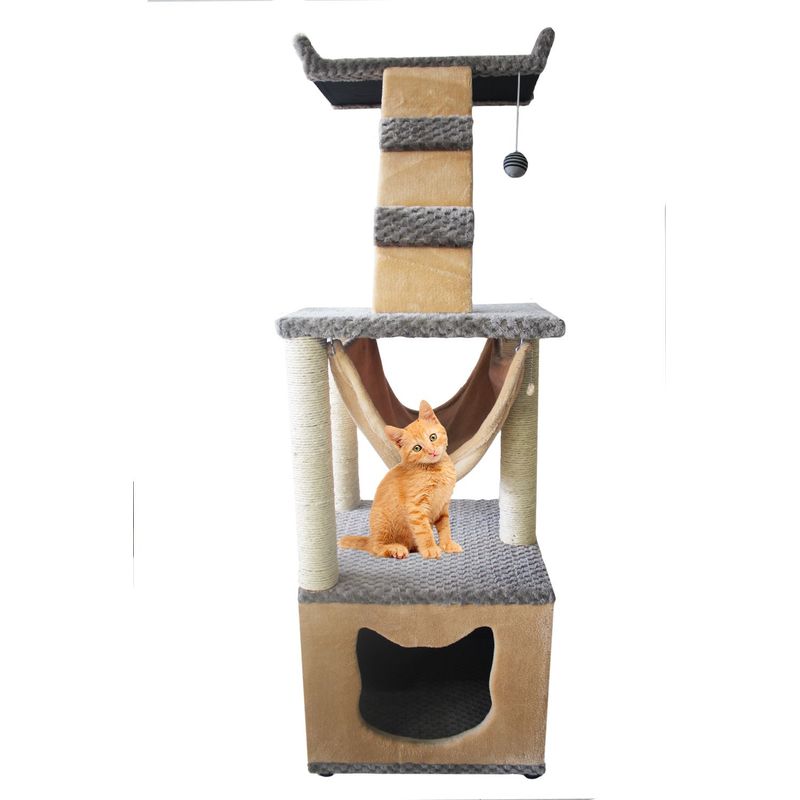 MAOS - GIMNASIO ARBOL RASCADOR PARA GATO