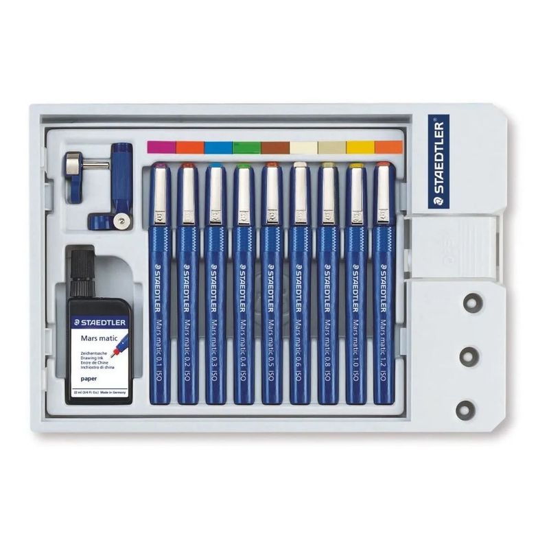 STAEDTLER - Rapidógrafo Staedtler X 9 Unds