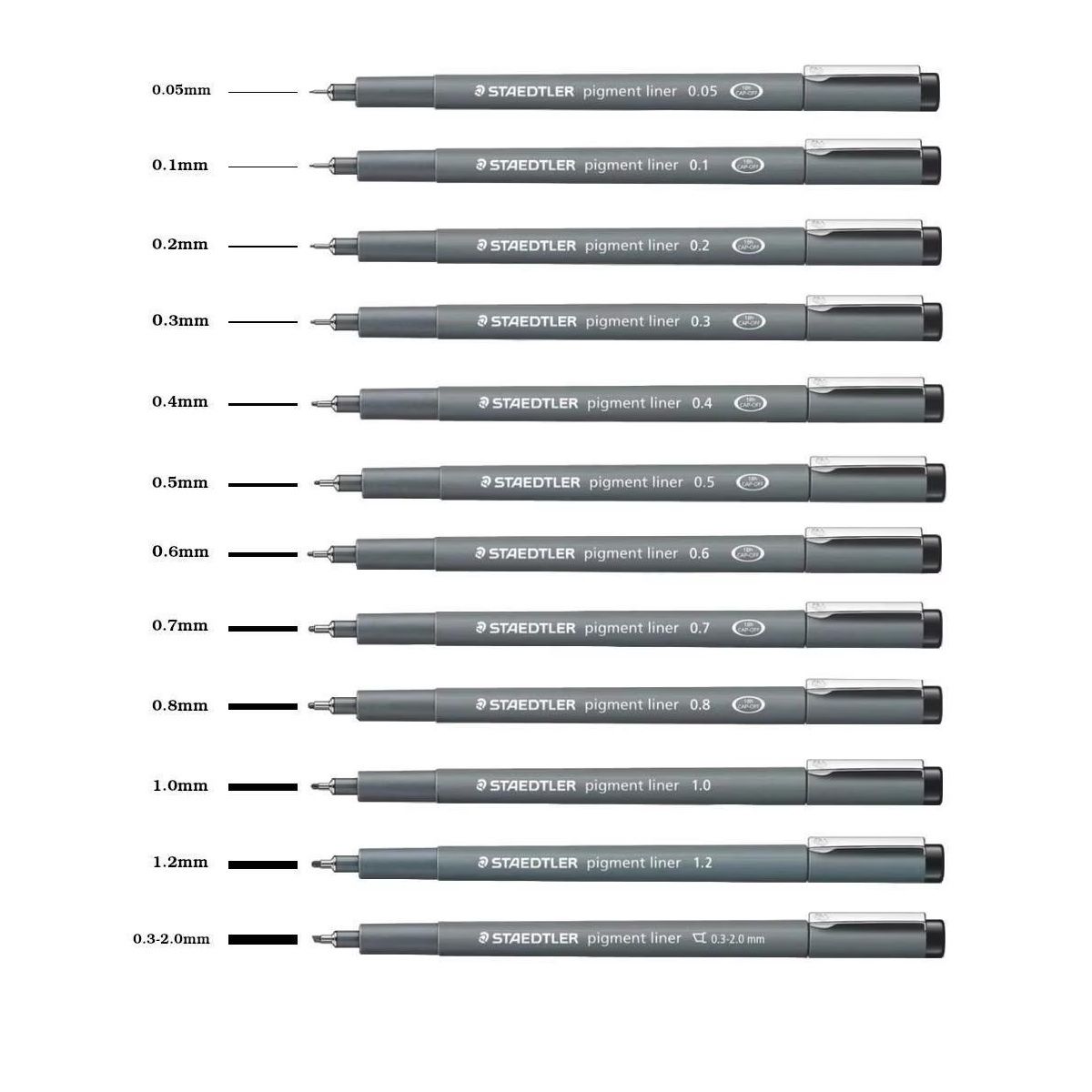 STAEDTLER - Rotulador, Rapidógrafo Staedtler Estuche X 12 Graduaciones