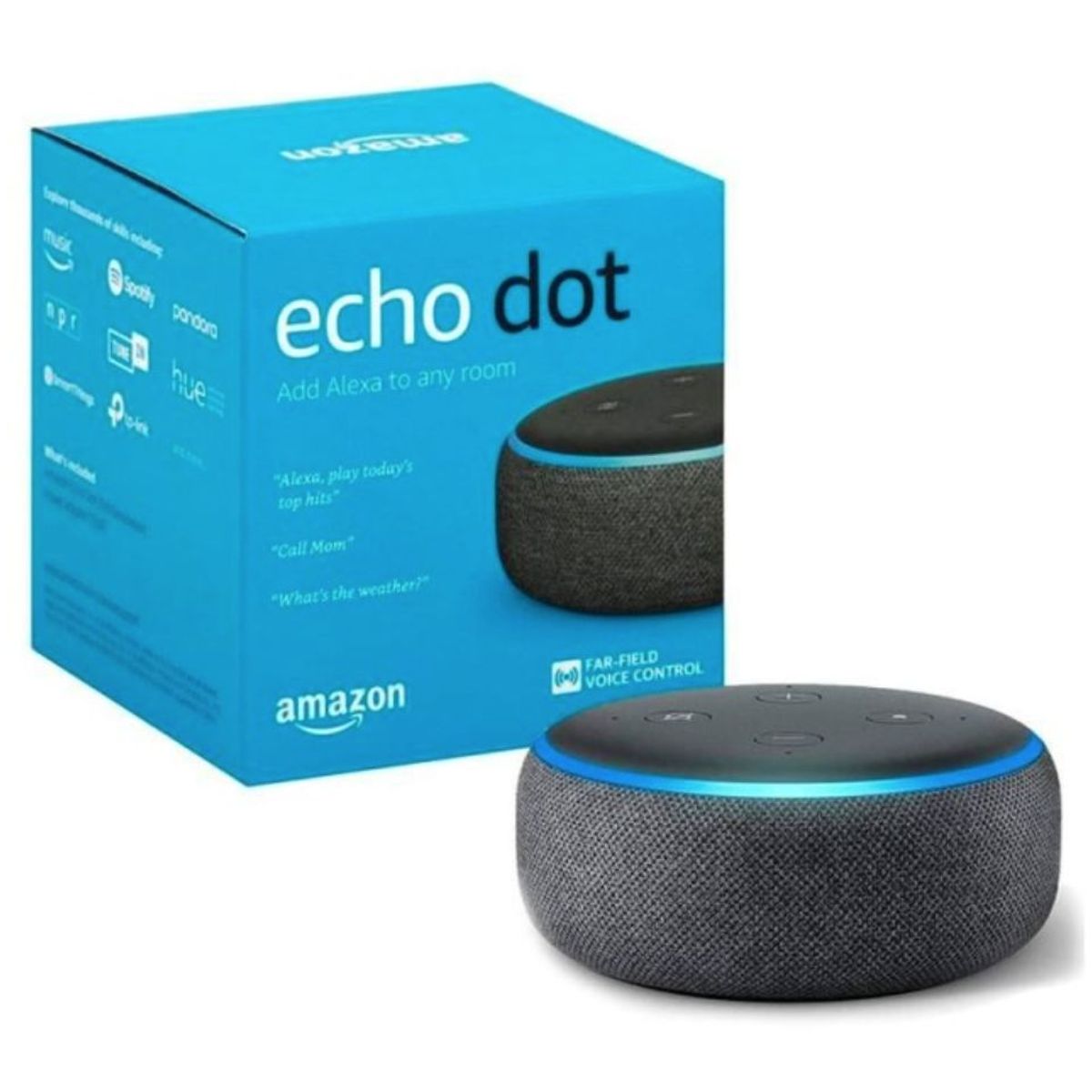 AMAZON - Altavoz Amazon Echo Dot 3rd Gen Con Asistente Virtual Alexa