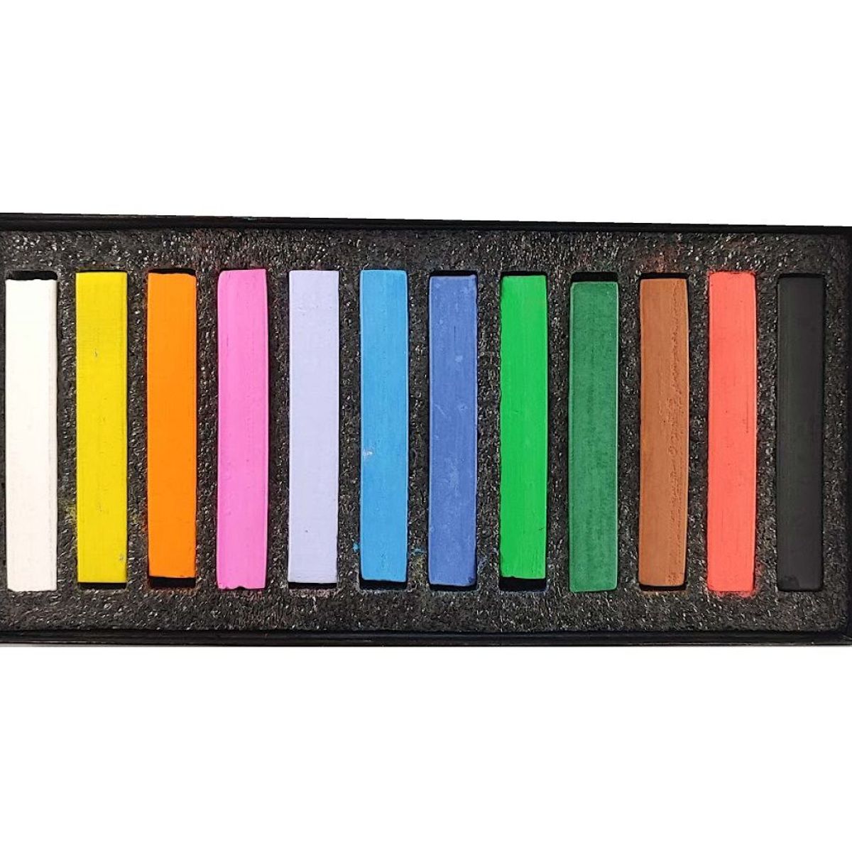 POINTER - Tizas Pastel Pointer, Barras Blandas Caja X 12 Colores
