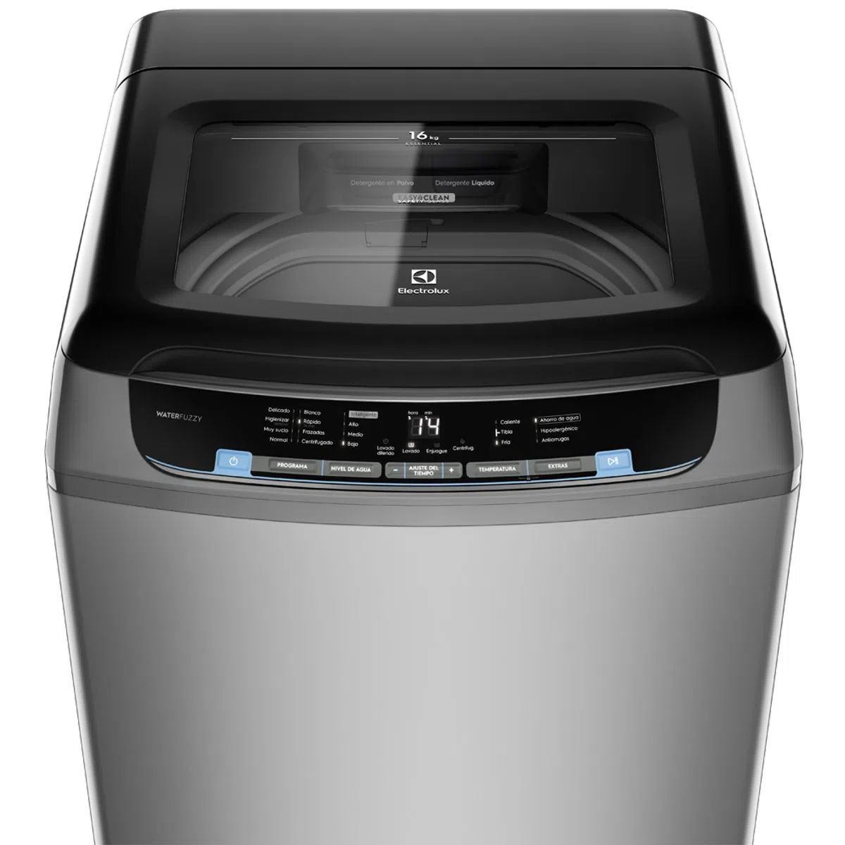 ELECTROLUX - Lavadora Electrolux Carga Superior 16Kg Dispensador Autolimpiable Efficient Care Gris EWIX16F3CSG