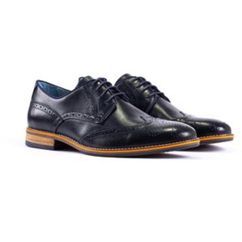 OVERSTATE - Zapatos Para Hombre 100 Cuero CA-4870OV1 Azul Oscuro