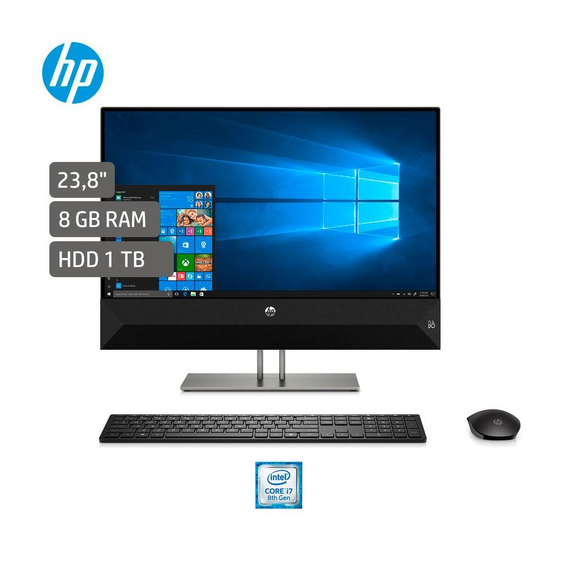 HP - All in one HP 24-xa011la 23.8 pulgadas Intel Core i7 8GB 1TB