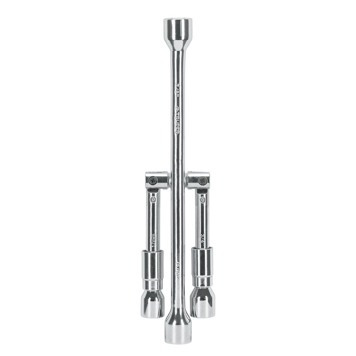 TRUPER - Llave De Cruz Para Auto, 14 , Plegable Trupper