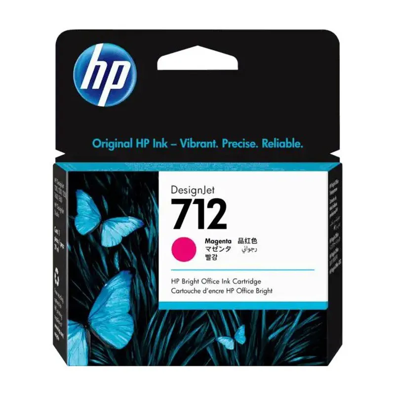 HP - Cartucho de Tinta HP 712 Magenta Original DesignJet (3ED68A)