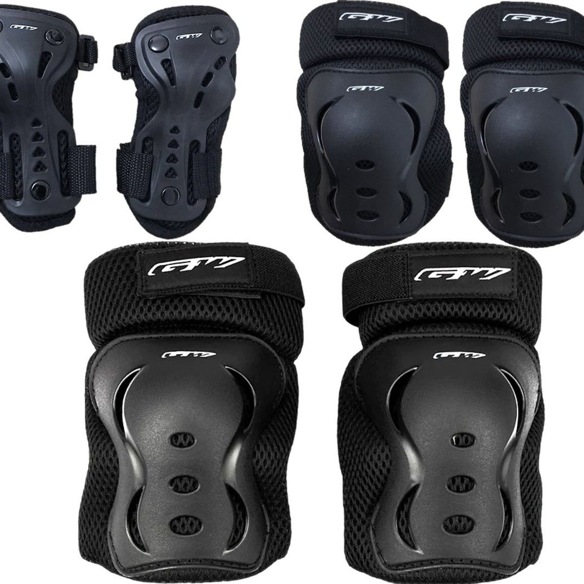 GW - Protectores Niños Bicicleta Patinaje Patineta Codera Kit