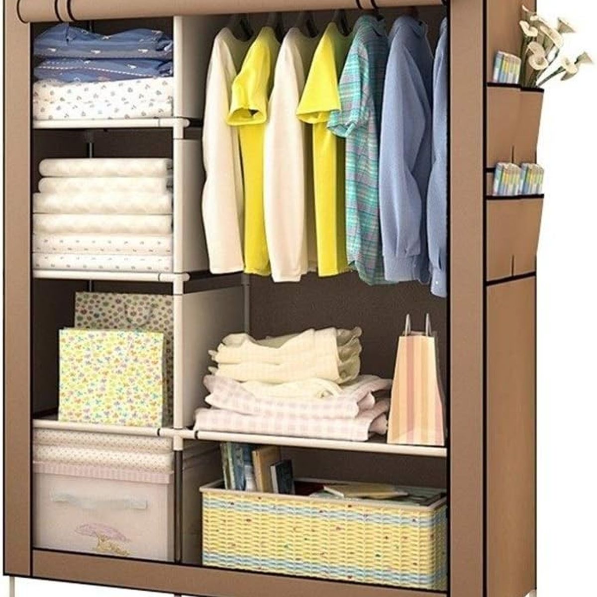 ONE PIXEL - Closet Armario Doble Desarmable Portatil Con Forro