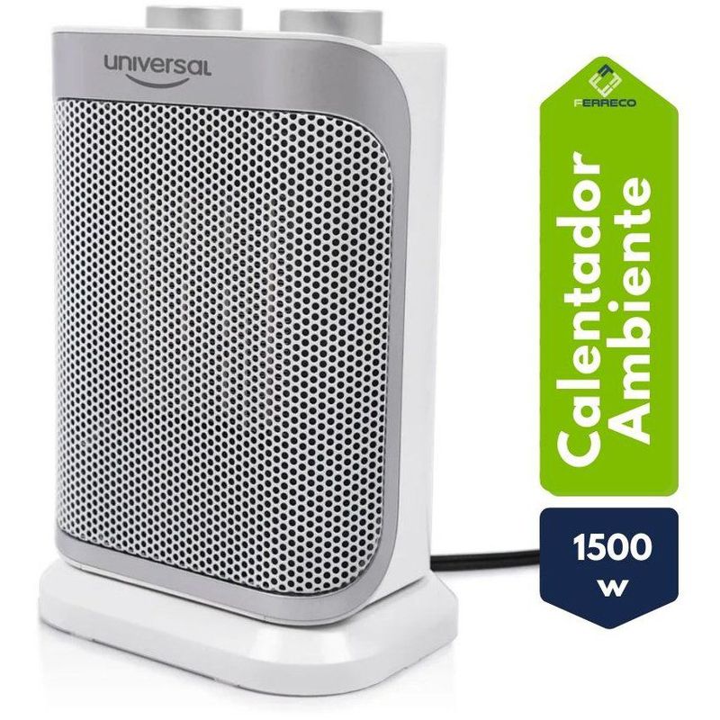 UNIVERSAL - Calentador calefactor de ambiente home plus 1500w universal