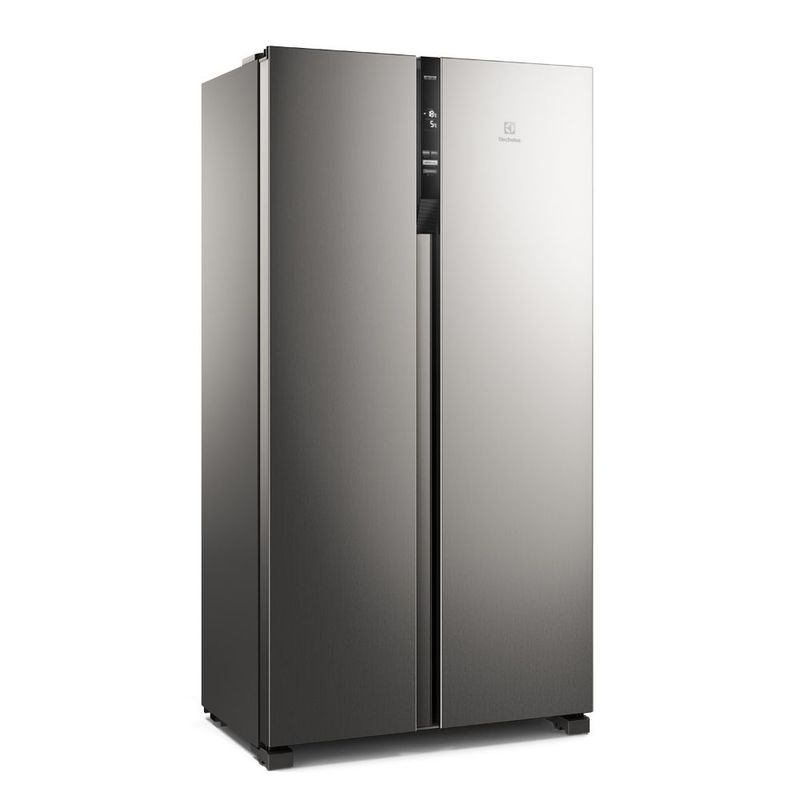 ELECTROLUX - Nevecón Electrolux no frost side by side 531L inverter gris ERSA53V3HVG