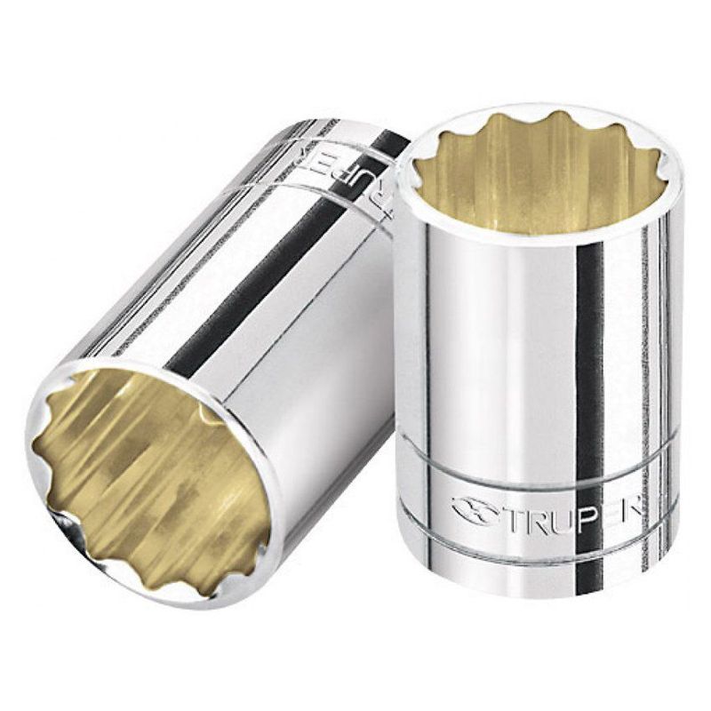 TRUPER - Copa estandar de 12 puntas 5/8" mando 1/2 truper