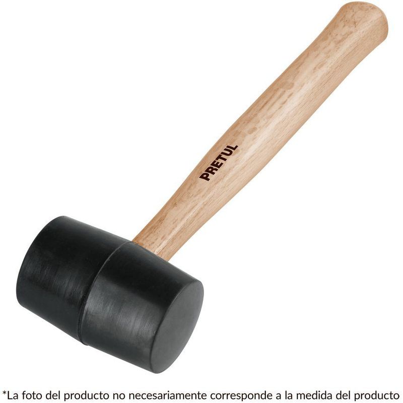 TRUPER - Mazo de goma 8 oz 1 3/4" pretul