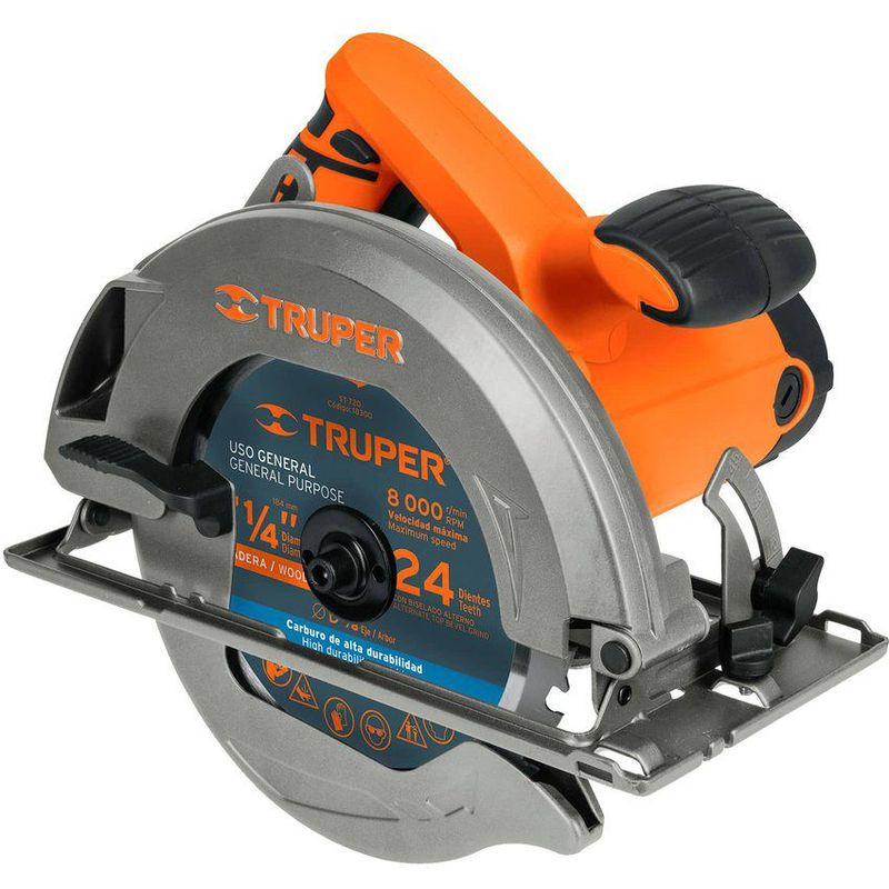 TRUPER - Sierra circular 7 1/4" profesional truper