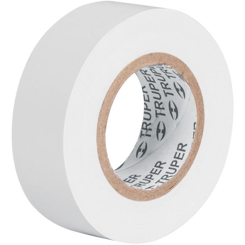 TRUPER - Cinta de aislar pvc blanco 9m x 19mm truper