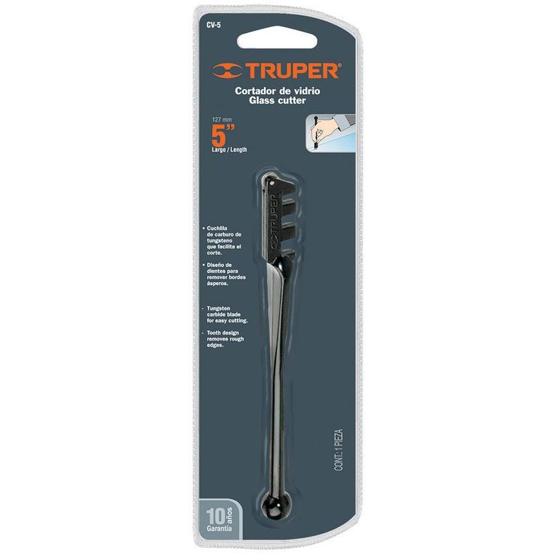 TRUPER - Cortavidrio 1 cuchillas truper