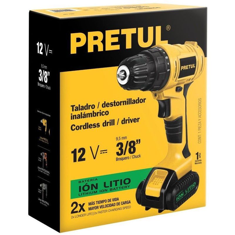 TRUPER - Taladro-12-12v-pretul