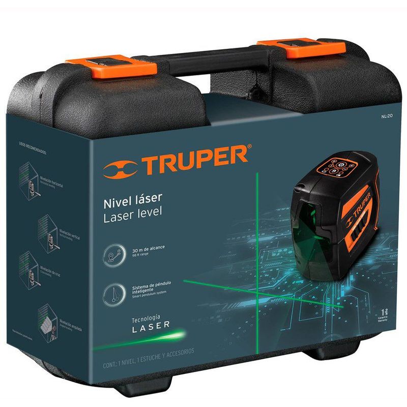 TRUPER - Nivel-laser-20m-truper