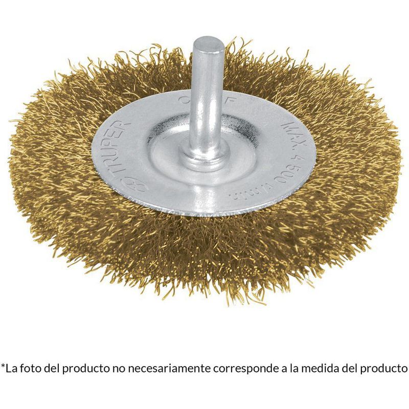 TRUPER - Grata circular alambre fino calibre 017mm 2 truper
