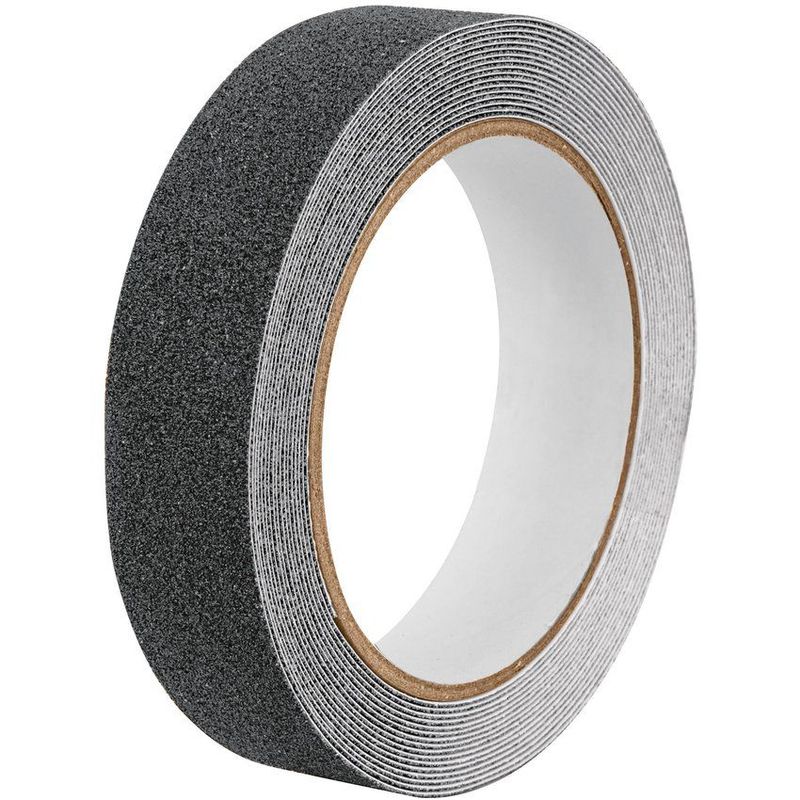 TRUPER - Cinta adhesiva antiderrapante 5m x 25m negra en rollo truper