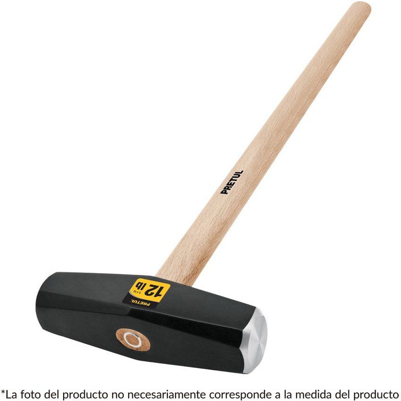 TRUPER - Maceta tipo nevada mango 36 6lb pretul