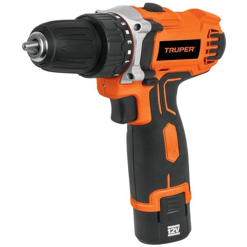 TRUPER - Taladro inalambrico portatil 3/8 12v profesional truper