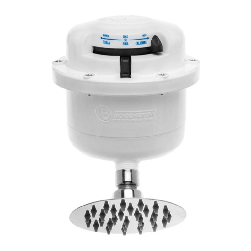 BOCCHERINI - Ducha Electrica Boccherini Fusion Dirigible Slim Blanca 120V