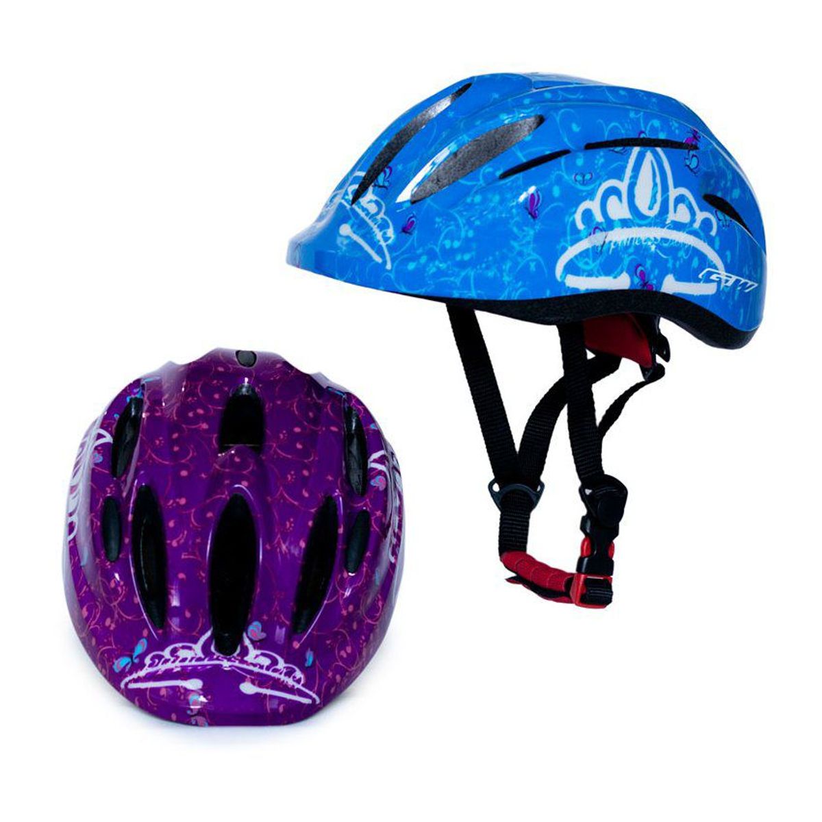 GW - Casco de ciclismo para niñas Gw Princess Azul Talla S
